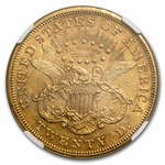 1874-S $20 Liberty Gold Double Eagle AU-55 NGC