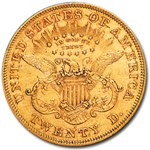 1874-S $20 Liberty Gold Double Eagle AU