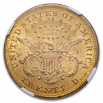 1874-S $20 Liberty Gold Double Eagle MS-60 NGC