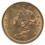 1874-S $20 Liberty Gold Double Eagle MS-60 PCGS