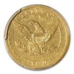 1874-S $5 Liberty Gold Half Eagle VF-25 PCGS