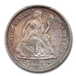 1874-S Liberty Seated Dime MS-66+ PCGS