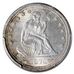 1874-S Liberty Seated Quarter MS-66 PCGS (Arrows)