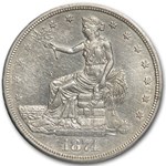 1874-S Trade Dollar AU