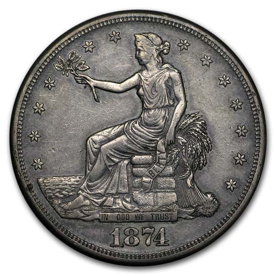 1874-S Trade Dollar XF 1874-S Trade Dollar XF