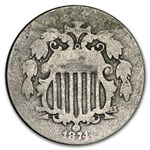 1874 Shield Nickel AG