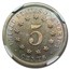 1874 Shield Nickel PF-67 NGC