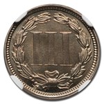1874 Three Cent Nickel PF-67 NGC