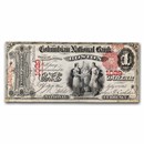 1875 $1.00 Columbian NB Boston, MA Fine CH#1029