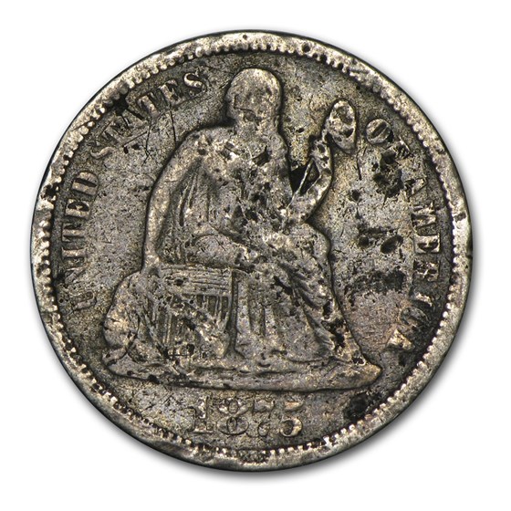 1875-1877-CC Liberty Seated Dime Culls 1875-1877-CC Liberty Seated Dime Culls