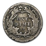 1875-1877-CC Liberty Seated Dime Culls