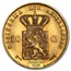 1875-1889 Netherlands Gold 10 Gulden (BU)