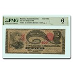 1875 $2.00 "Lazy Deuce" Boston, MA G-06 PMG (Fr#391) CH#603