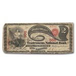 1875 $2.00 New York, New York VG-10 PMG (Fr#387B) CH#905
