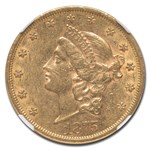 1875 $20 Liberty Gold Double Eagle AU-55 NGC