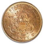 1875 $20 Liberty Gold Double Eagle MS-64 PCGS