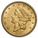 1875 $20 Liberty Gold Double Eagle XF