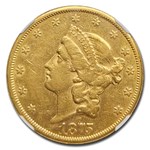 1875-CC $20 Liberty Gold Double Eagle AU-53 NGC
