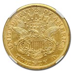 1875-CC $20 Liberty Gold Double Eagle AU-53 NGC