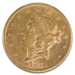 1875-CC $20 Liberty Gold Double Eagle AU-53 PCGS