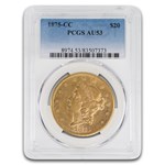 1875-CC $20 Liberty Gold Double Eagle AU-53 PCGS