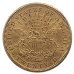 1875-CC $20 Liberty Gold Double Eagle MS-60 PCGS CAC
