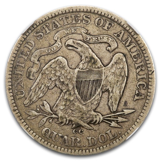 Buy 1875-CC Liberty Seated Quarter VF-35 NGC CAC | APMEX