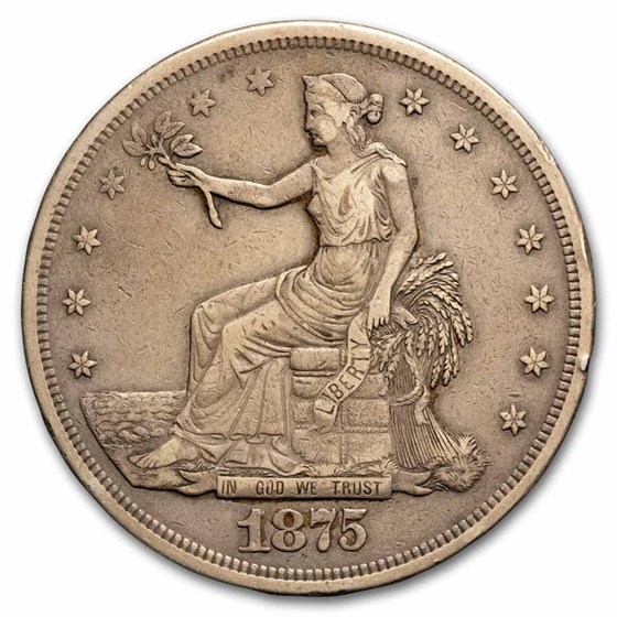 1875-CC Trade Dollar XF 1875-CC Trade Dollar XF