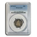 1875-CC Twenty Cent Piece Good-4 PCGS