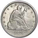 1875-CC Twenty Cent Piece VF