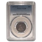 1875-CC Twenty Cent Piece VG-8 PCGS