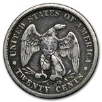 1875-CC Twenty Cent Piece VG