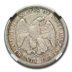 1875-CC Twenty Cent Piece XF-40 NGC