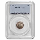 1875-CC Twenty Cent Piece XF-45 PCGS 1875-CC Twenty Cent Piece XF-45 PCGS