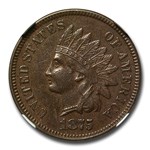 1875 Indian Head Cent AU-55 NGC
