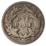 1875 Liberty Seated Dime Fine