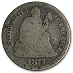 1875 Liberty Seated Dime Good