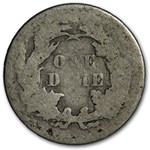 1875 Liberty Seated Dime Good