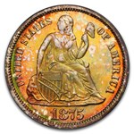 1875 Liberty Seated Dime PR-67 PCGS