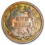 1875 Liberty Seated Dime PR-67 PCGS