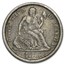 1875 Liberty Seated Dime VF