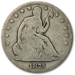 1875 Liberty Seated Half Dollar Good