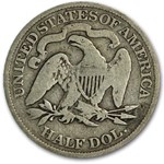1875 Liberty Seated Half Dollar Good