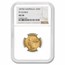1875-M Australia Gold Sovereign Young Victoria AU-58 NGC