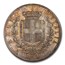 1875-R Italy Silver 5 Lire Emanuele II AU-53 PCGS