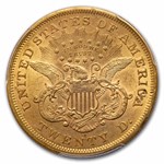 1875-S $20 Liberty Gold Double Eagle AU-50 PCGS