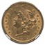 1875-S $20 Liberty Gold Double Eagle AU-58 NGC