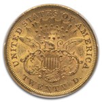 1875-S $20 Liberty Gold Double Eagle MS-61 PCGS CAC