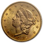 1875-S $20 Liberty Gold Double Eagle MS-62 PCGS