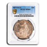 1875-S/CC Trade Dollar MS-64 PCGS